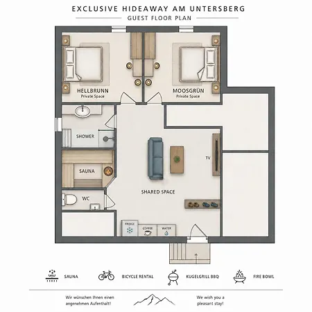 Exclusive Hideaway Untersberg ホームステイ グレーディヒ